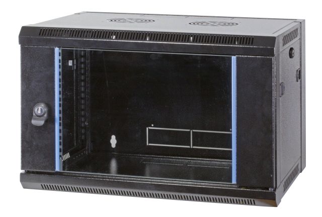 Netzwerkgehäuse ST 600mm 12HE vo 19Zoll 482,6mm(19) IP20 pulverbesch m.Festrahm