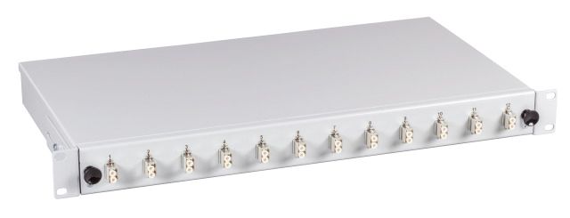 LWL-Patchpanel 24f LC-D 1HE OM3 max:24f 19Zoll