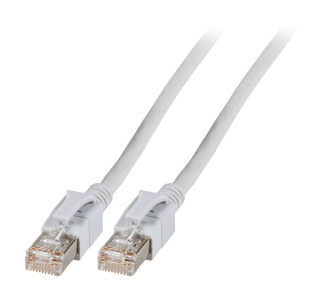 Patchkabel Cat6A 15m gr S/FTP RJ45 AWG27
