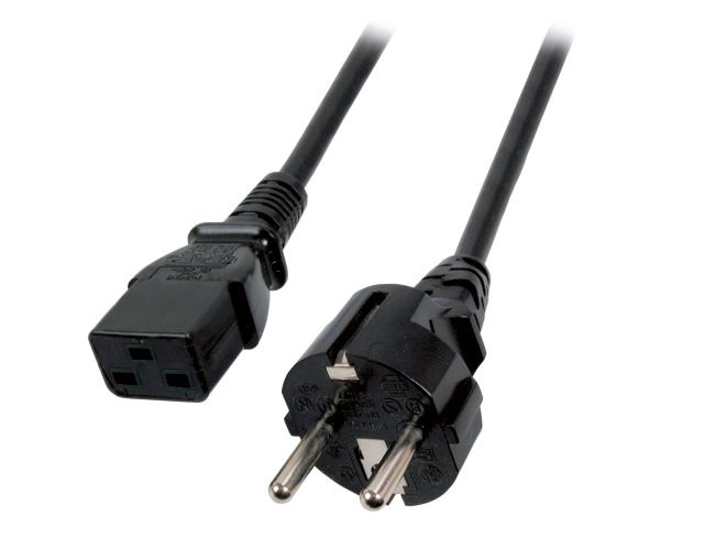 Netzanschlussleitung 3m 3x1,5qmm 10A sw 3-poliger Stecker (AU) 0-70°C