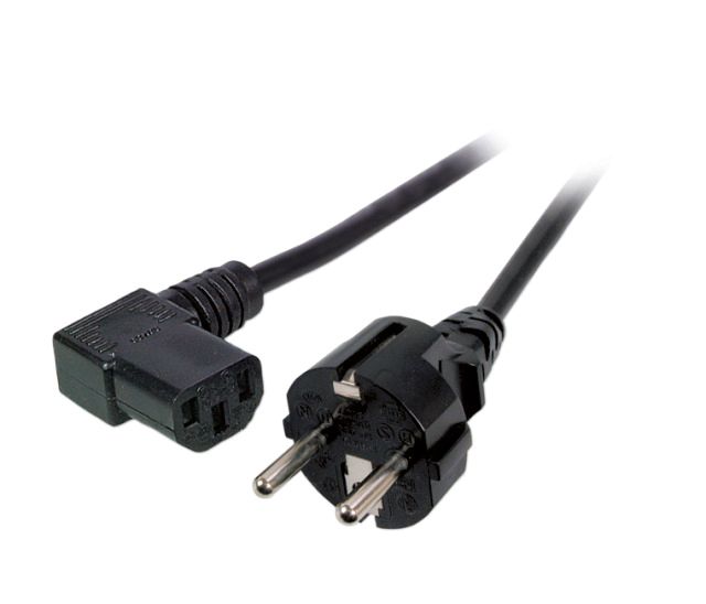 Netzanschlussleitung 2m 3x0,75qmm 10A sw 3-poliger Stecker (AU) 0-70°C
