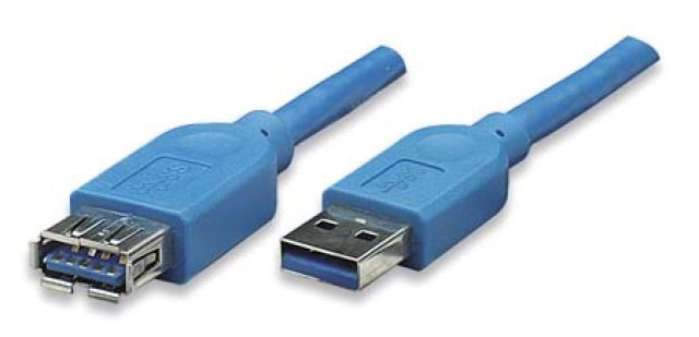 USB-Kabel 2m USB-A Stecker Buchse 9p