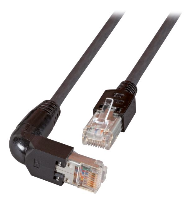 Patchkabel Cat5E 10m sw S/UTP RJ45 AWG26