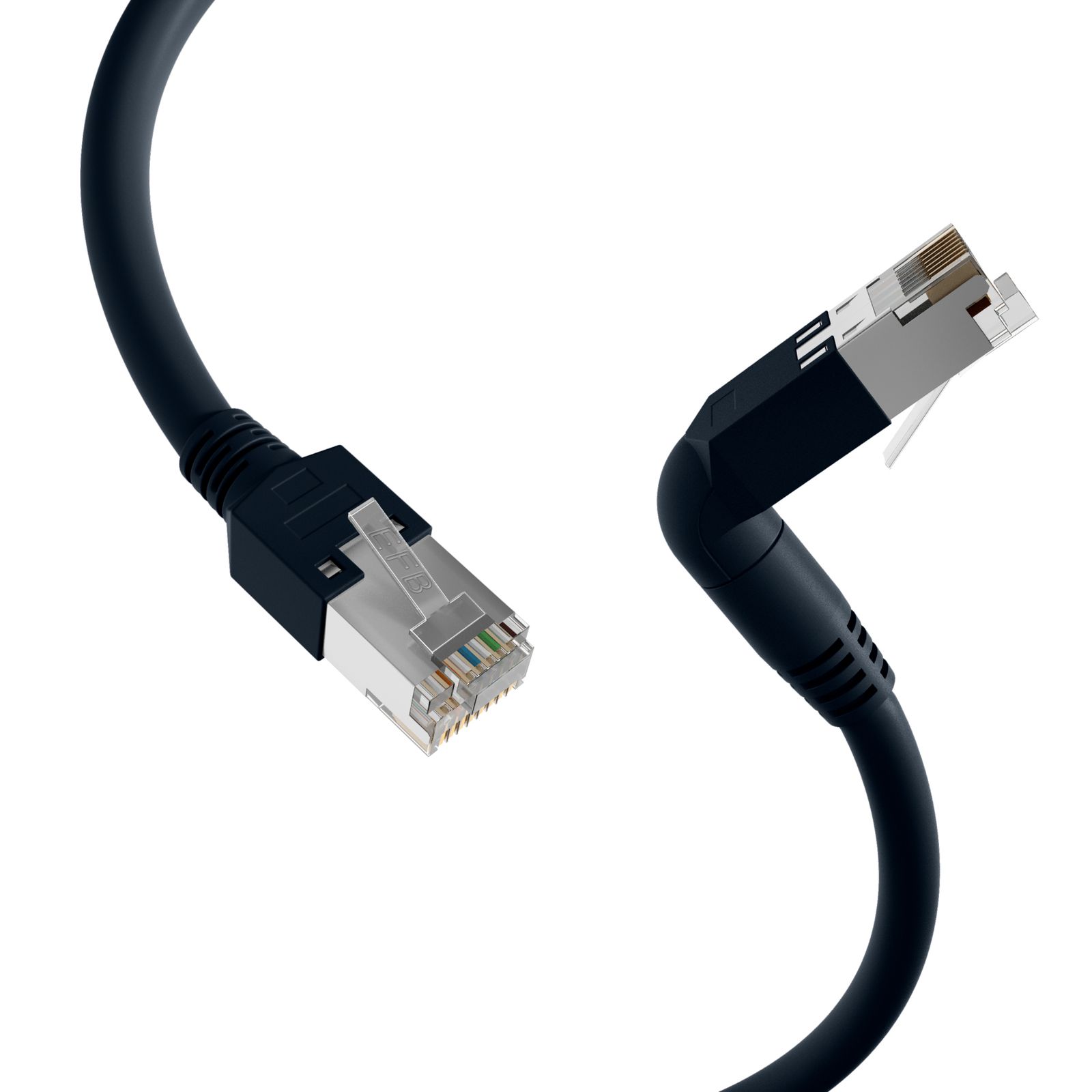 Patchkabel Cat5E 5m sw S/UTP RJ45 AWG26