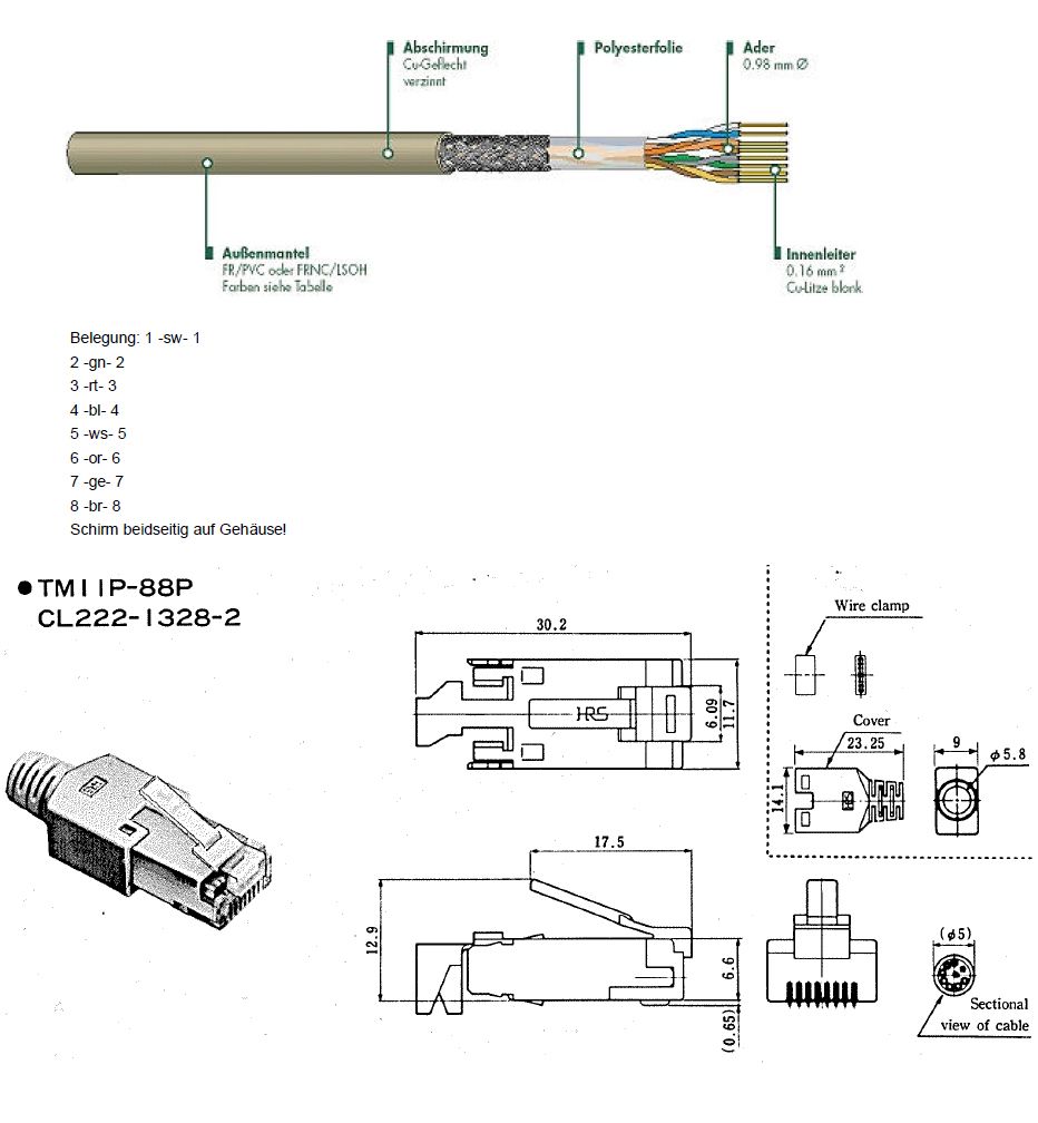 Patchkabel Cat5E 5m sw S/UTP RJ45 AWG26