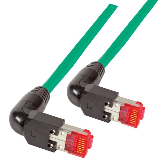 Patchkabel Cat6A 1,5m gn S/FTP RJ45 AWG27