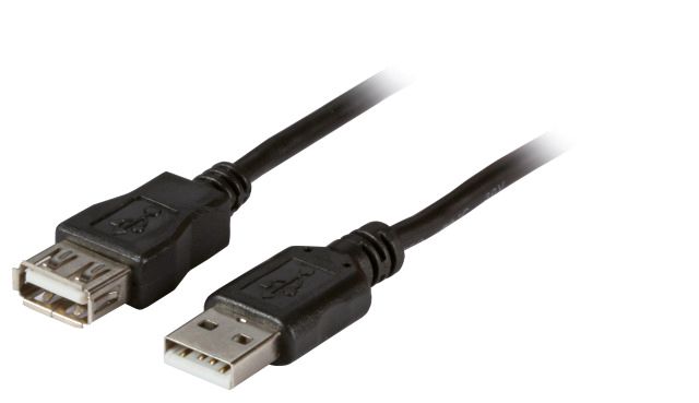 USB-Kabel 3m USB-A Stecker Buchse 4p