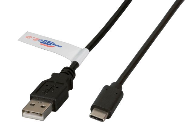 USB-Kabel 1m USB-A USB-B Stecker 9p