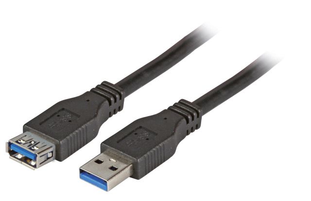 USB-Kabel 1,8m USB-A Stecker Buchse 9p