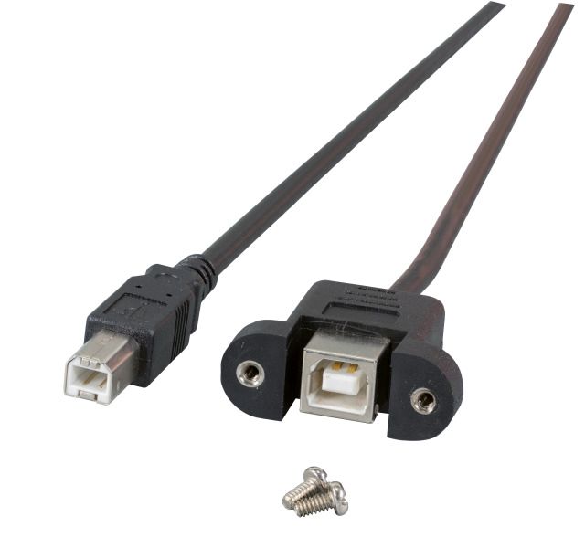 USB-Kabel 1,8m USB-B Stecker Buchse 4p