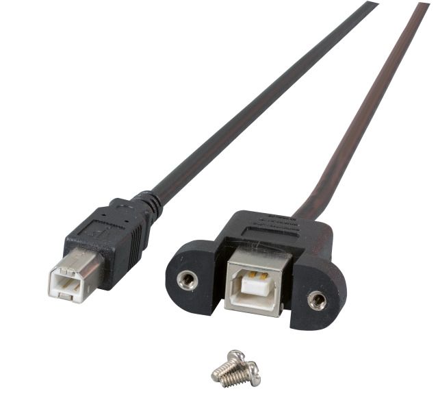 USB-Kabel 1m USB-B Stecker Buchse 4p