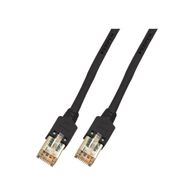 Patchkabel Cat5E 25m sw F/UTP RJ45 AWG26