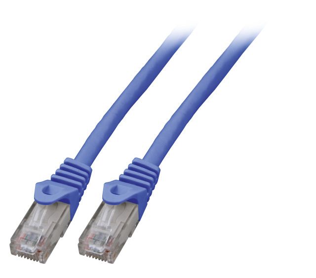 Patchkabel Cat5E 3m bl U/UTP RJ45 AWG24