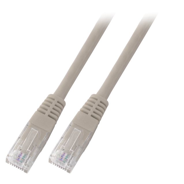 Patchkabel Cat5E 15m gr U/UTP RJ45 AWG24