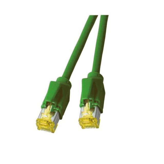Patchkabel Cat6A 3m gn S/FTP RJ45 AWG26