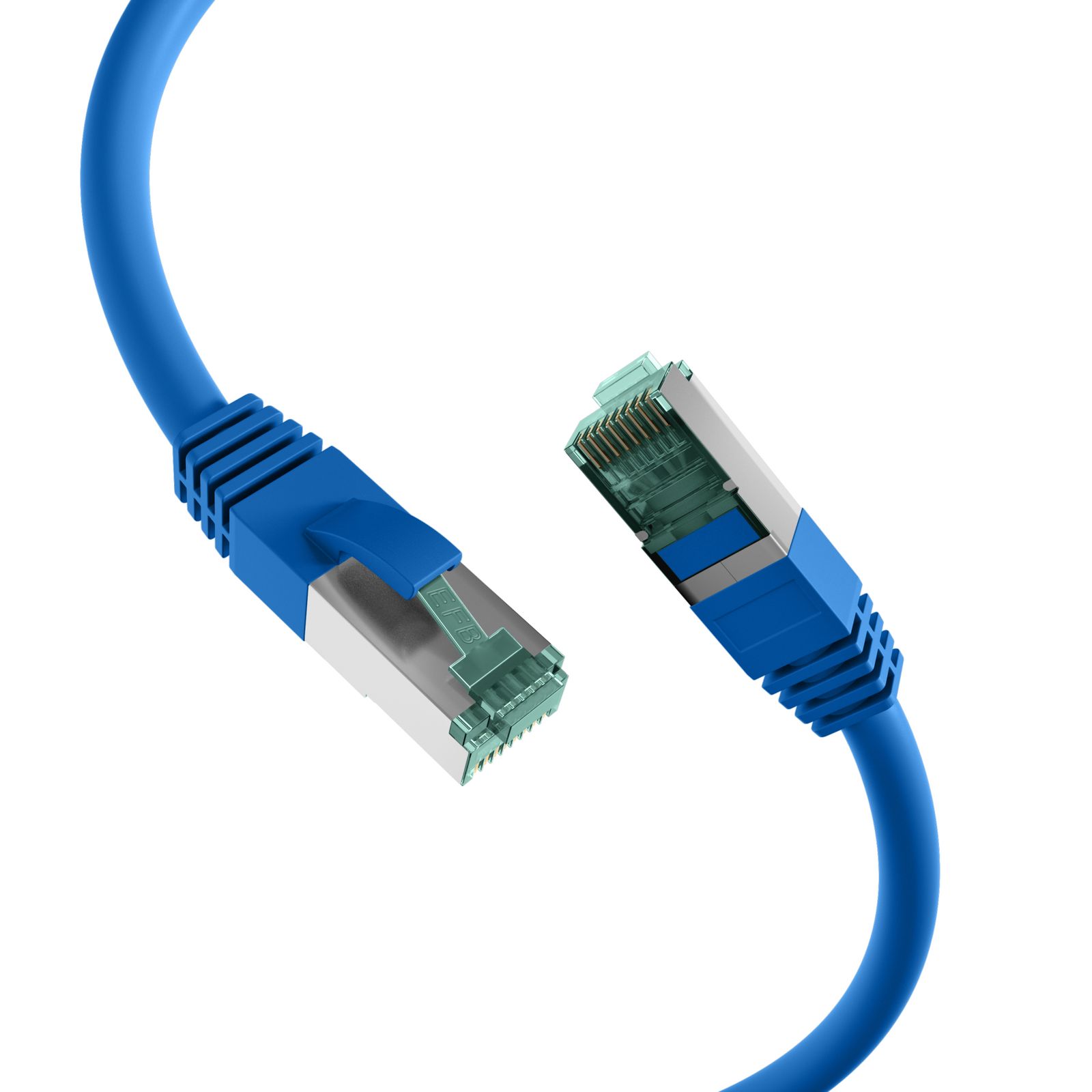 Patchkabel Cat6A 15m bl S/FTP RJ45 AWG27