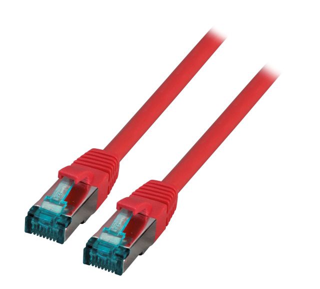 Patchkabel Cat6A 1m rt S/FTP RJ45 AWG27
