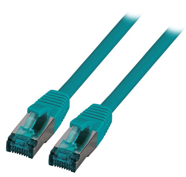Patchkabel Cat6A 5m gn S/FTP RJ45 AWG27