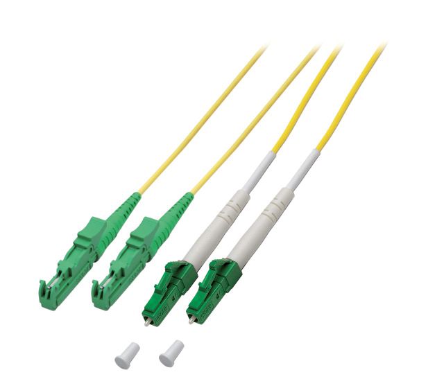 LWL-Patchkabel LC-D/E2000 APC SM OS2 2m ge