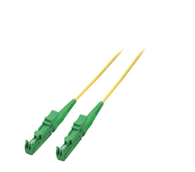 LWL-Patchkabel E2000 APC SM OS2 0,5m ge