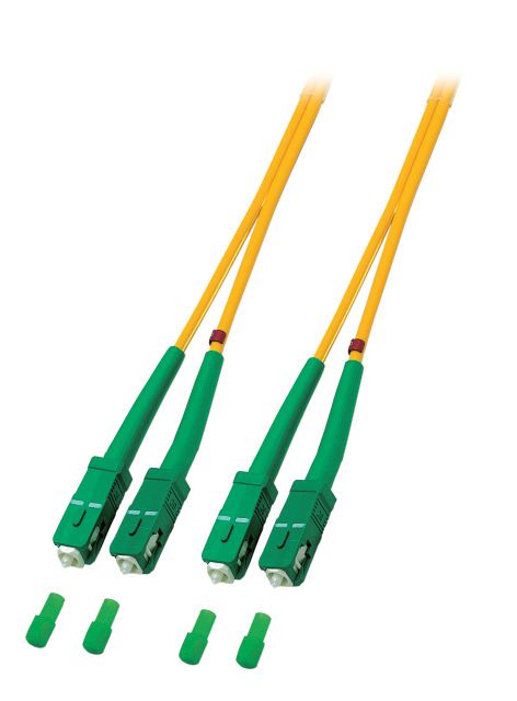 LWL-Patchkabel SC APC SM OS2 50m ge
