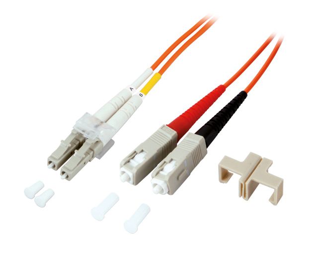 LWL-Patchkabel LC/SC 62,5/125 OM1 25m or MM62,5/125