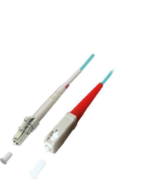 LWL-Patchkabel LC/SC 50/125 OM3 2m tk MM50/125