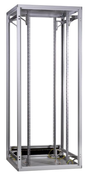 Netzwerkschrank ST 42HE vo/hi m.Festrahm B600xH1963xT1000mm IP20 pulverbesch