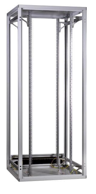 Netzwerkschrank ST 42HE vo/hi m.Festrahm B600xH1963xT800mm IP20 pulverbesch