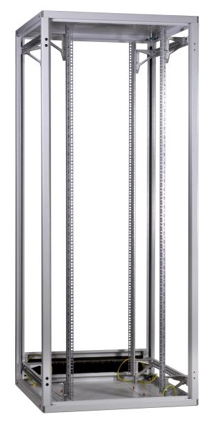 Netzwerkschrank ST 42HE vo/hi m.Festrahm B800xH1963xT1000mm IP20 pulverbesch