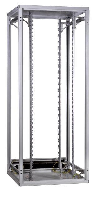 Netzwerkschrank ST 47HE vo/hi m.Festrahm B800xH2186xT1200mm IP20 pulverbesch