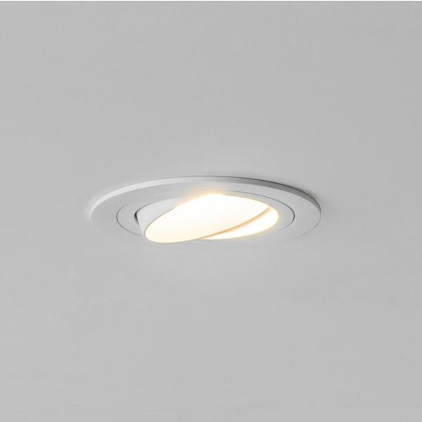 LED-Einbaustrahler 14W Konv ws mt IP20 RF:mt 1LED Alu Ø/EB82mm