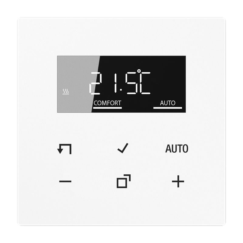 Raumthermostat LS 230V 16A Schließer IP20 m.Display Bimetall Sensor extern