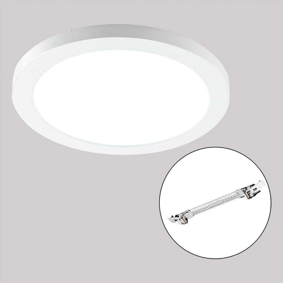 LED-Deckenanbauleuchte PAVO 18W 1631lm 3000-6000K ws Konv IP20 Ø218x30mm