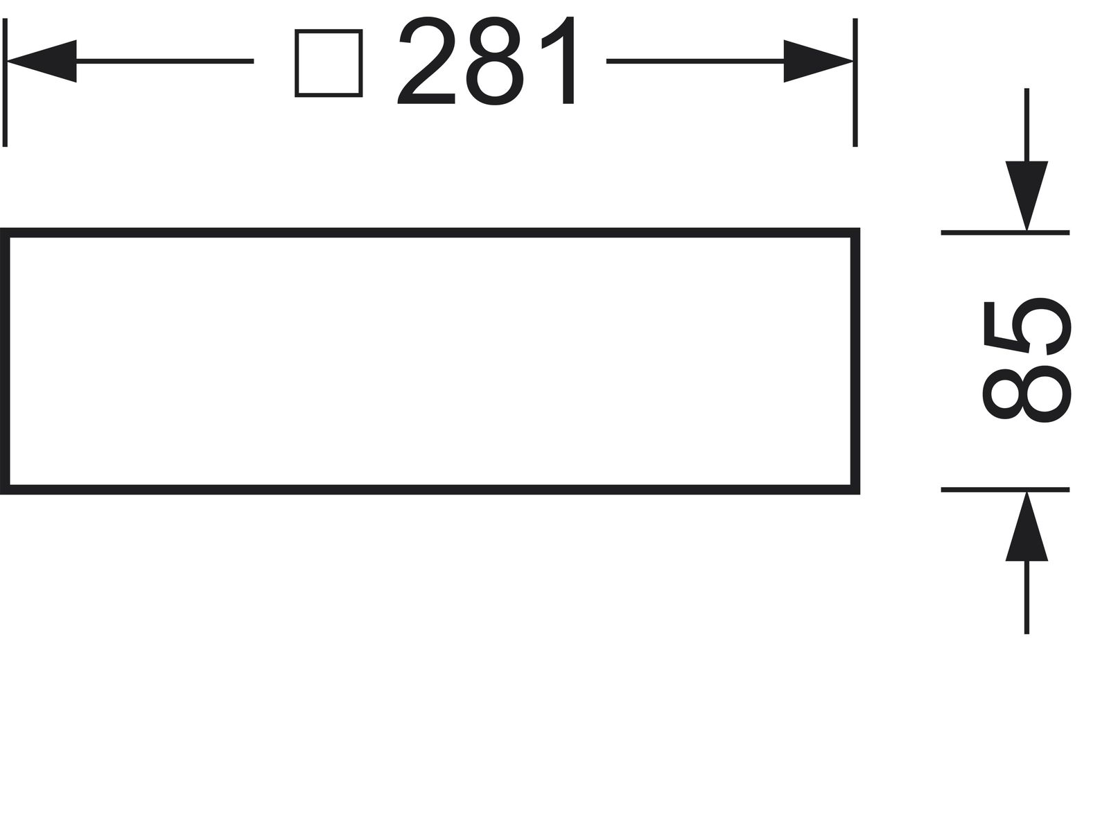 Aufbaurahmen ws relo190 ST L280mm B280mm H85mm