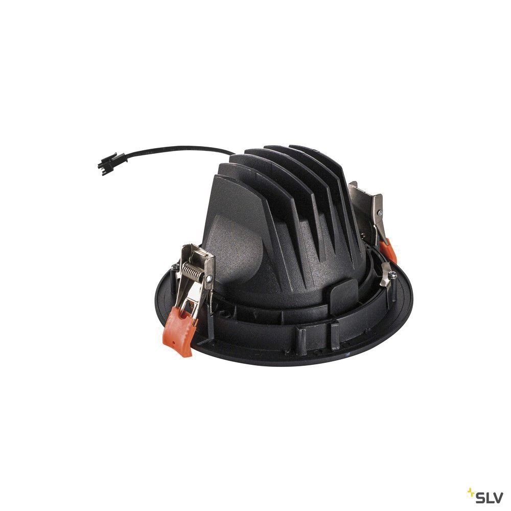 LED-Einbaustrahler 25,4W 2700K 2150lm Konv sw mt 1LED Alu IP20 RF:hochglänzend