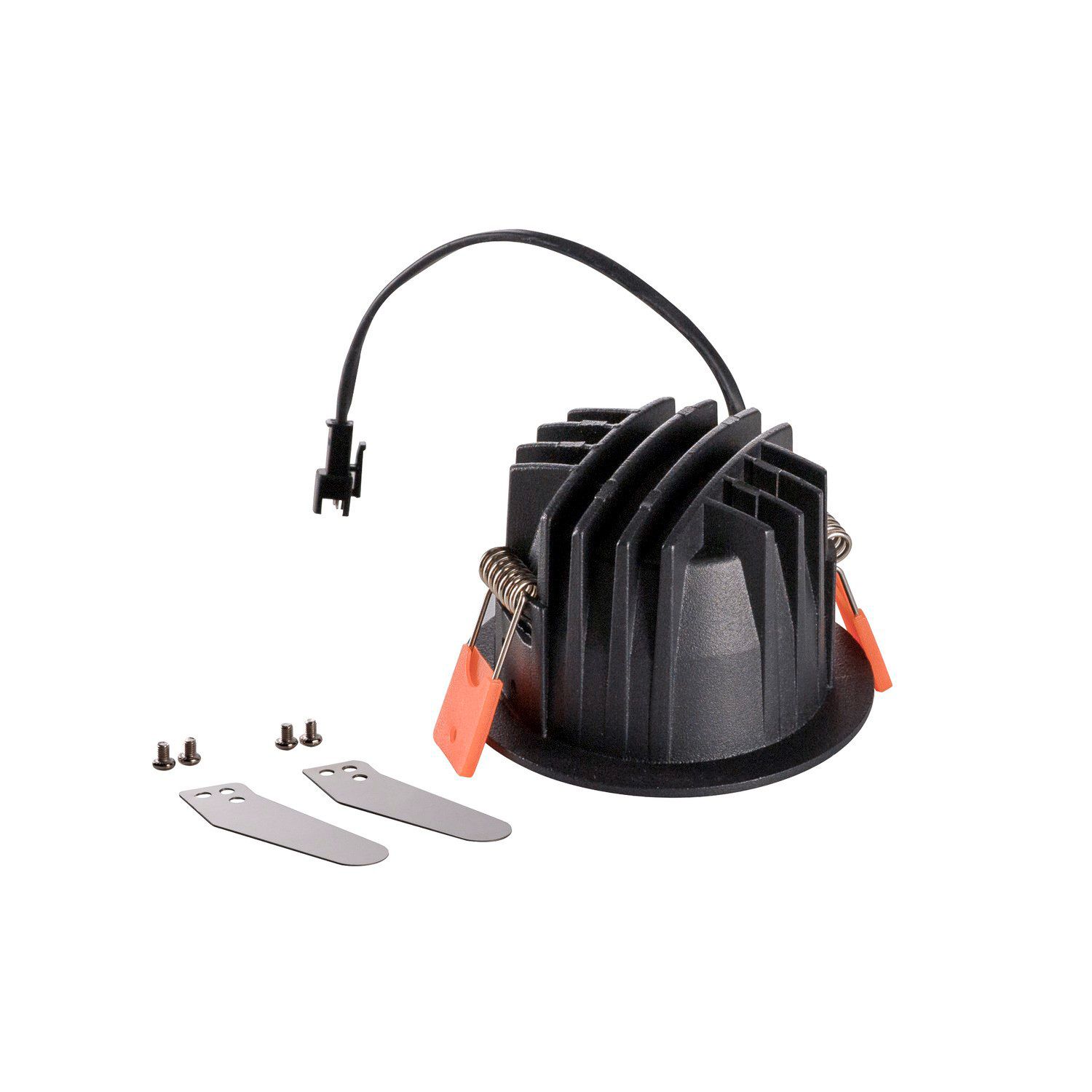 LED-Einbaustrahler 8,6W 2700K 670lm Konv sw mt 1LED Alu IP20 RF:matt engstrahlend