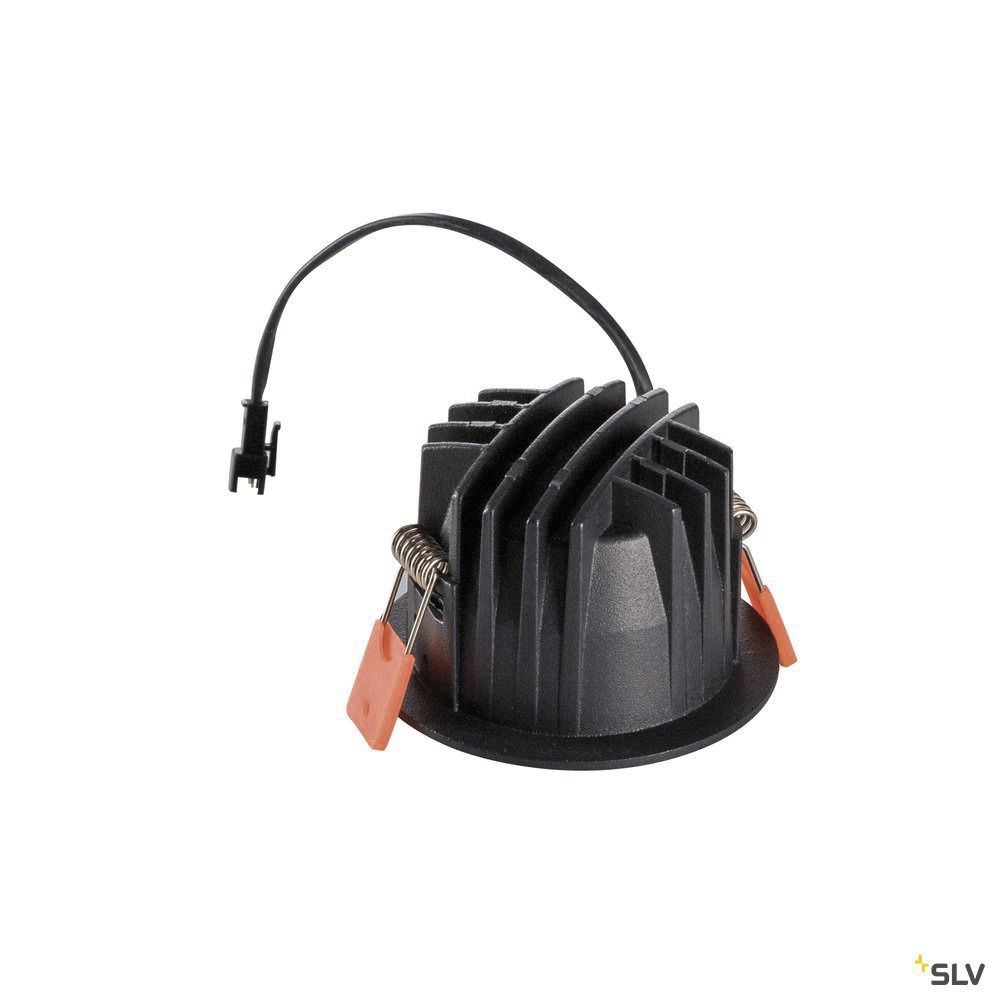 LED-Einbaustrahler 8,6W 2700K 720lm Konv sw mt 1LED Alu IP20 RF:matt Ø/EB68mm