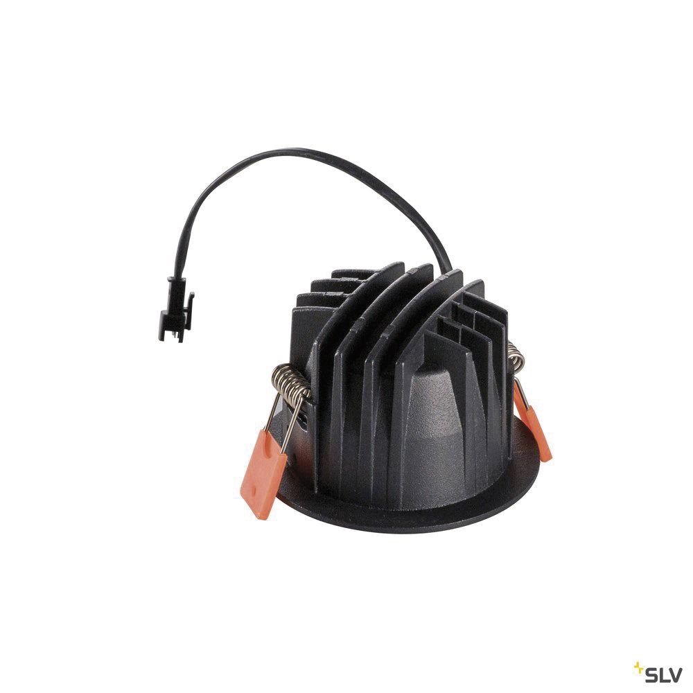 LED-Einbaustrahler 8,6W 2700K 690lm Konv sw mt 1LED Alu IP20 RF:hochglänzend