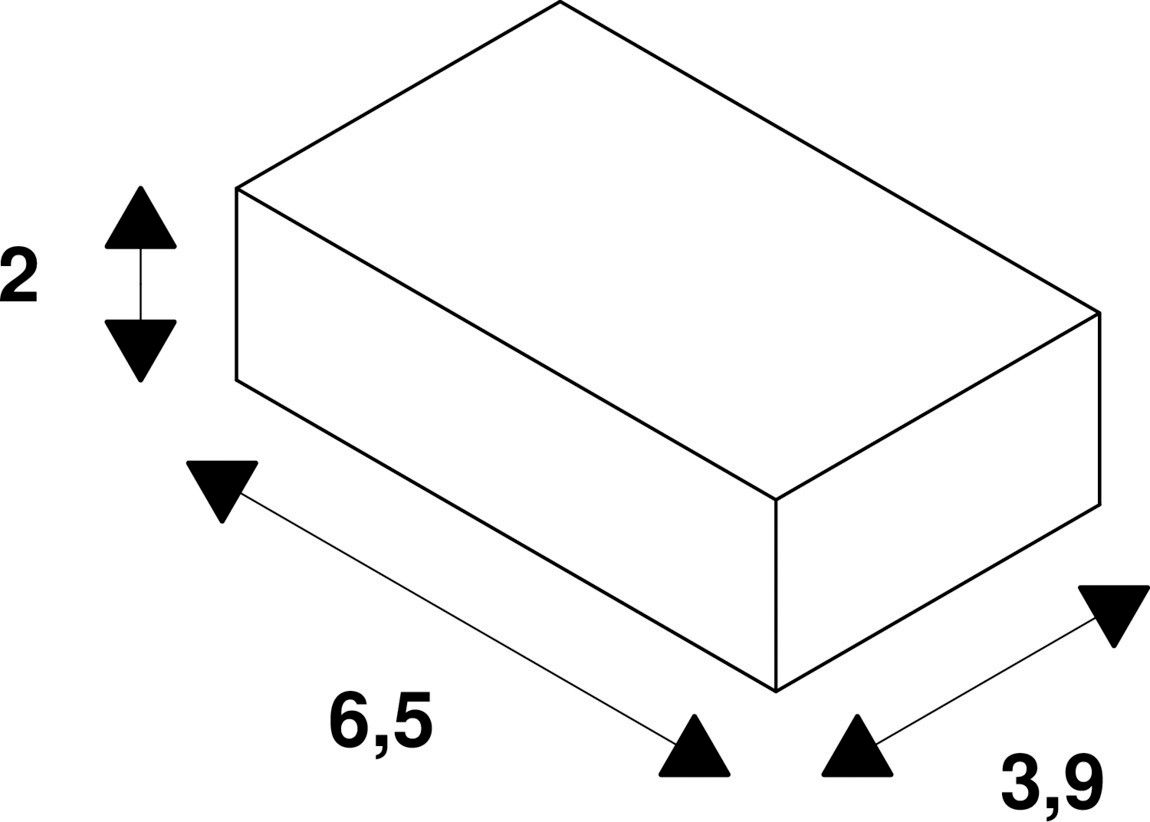 LED-Trafo 6,6-10W 250mA 40V IP20 Kstgeh dyn 65x39x20mm