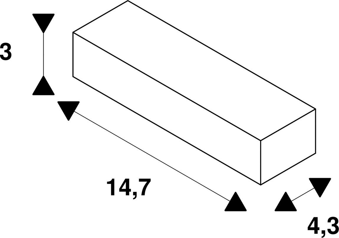 LED-Trafo 21-29,5W 500-700mA 42V IP20 Kstgeh dyn 147x43x30mm