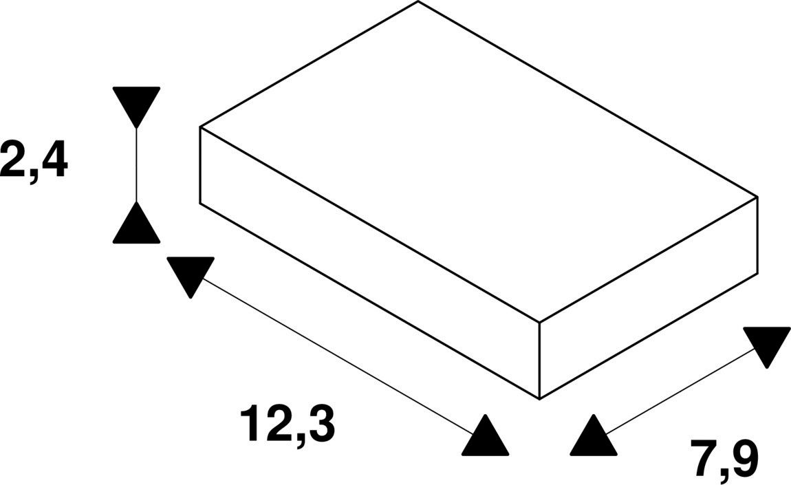 LED-Steuerung 4,2-50W 1050mA 58V IP20 DALI Dimmung DALI Kstgeh dyn 123x79x24mm