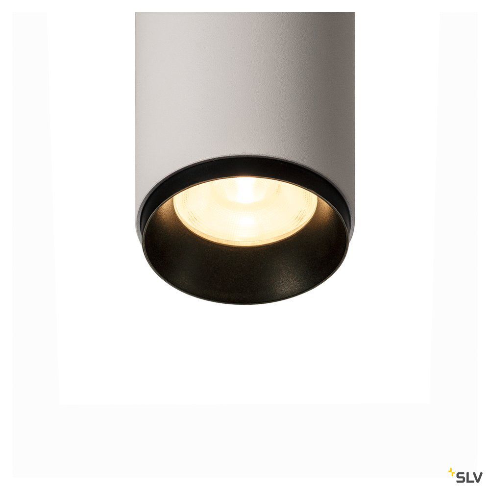 LED-Schienenstrahler 8W 3000K 1050lm Alu Konv ws mt 1LED IP20 RF:hochglänzend 3Ph