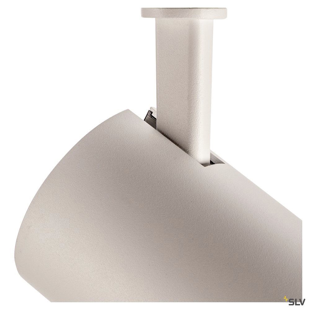 LED-Schienenstrahler 14W 2700K 1750lm Konv ws mt 1LED Alu IP20 RF:hochglänzend