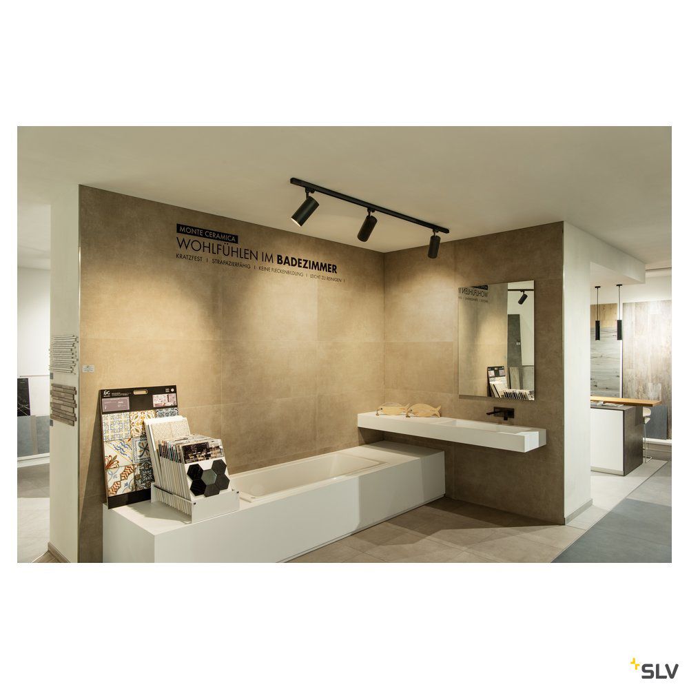 LED-Schienenstrahler 20W 3000K 2400lm Konv sw mt 1LED Alu IP20 RF:hochglänzend