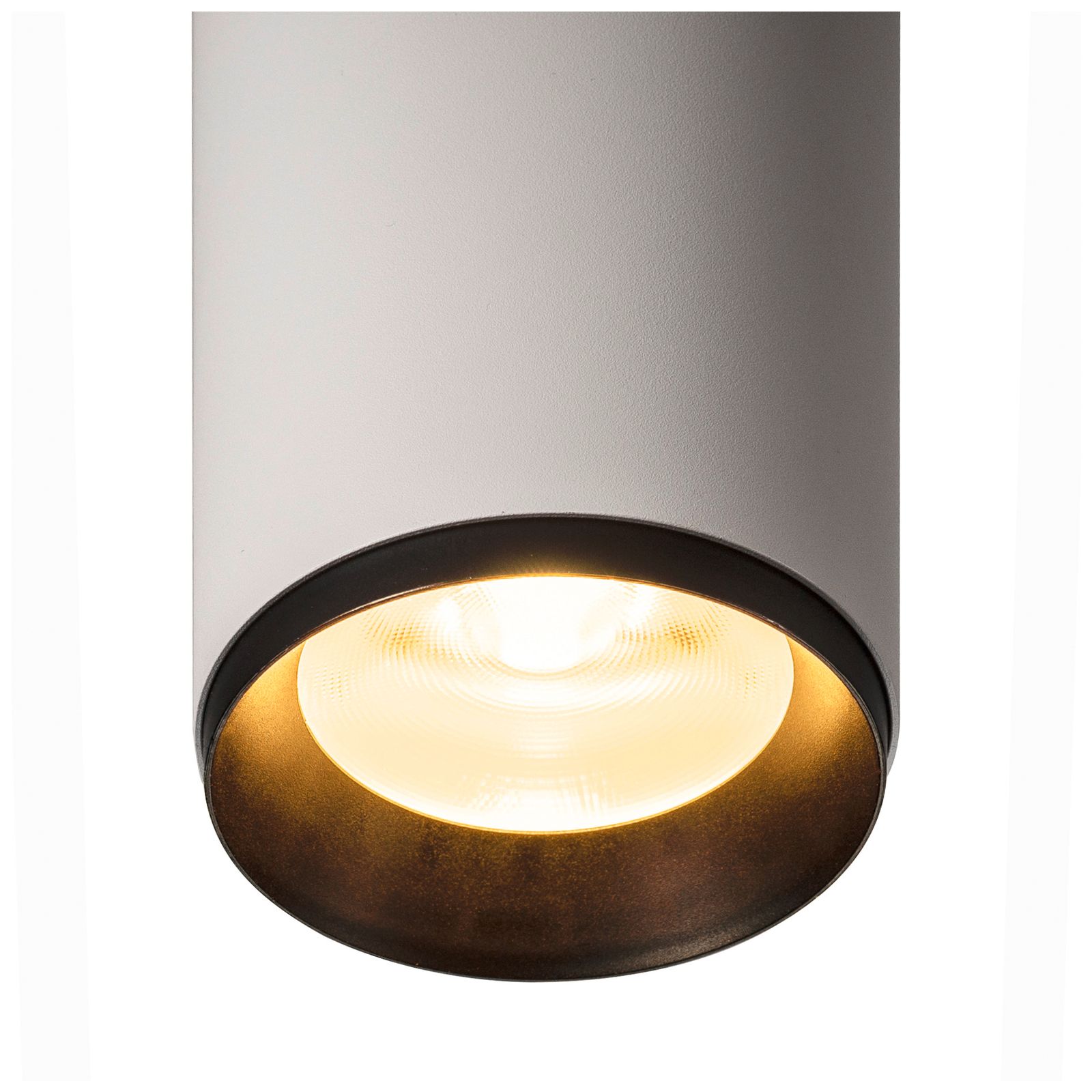 LED-Schienenstrahler 20W 3000K 2400lm Konv ws mt 1LED Alu IP20 RF:hochglänzend