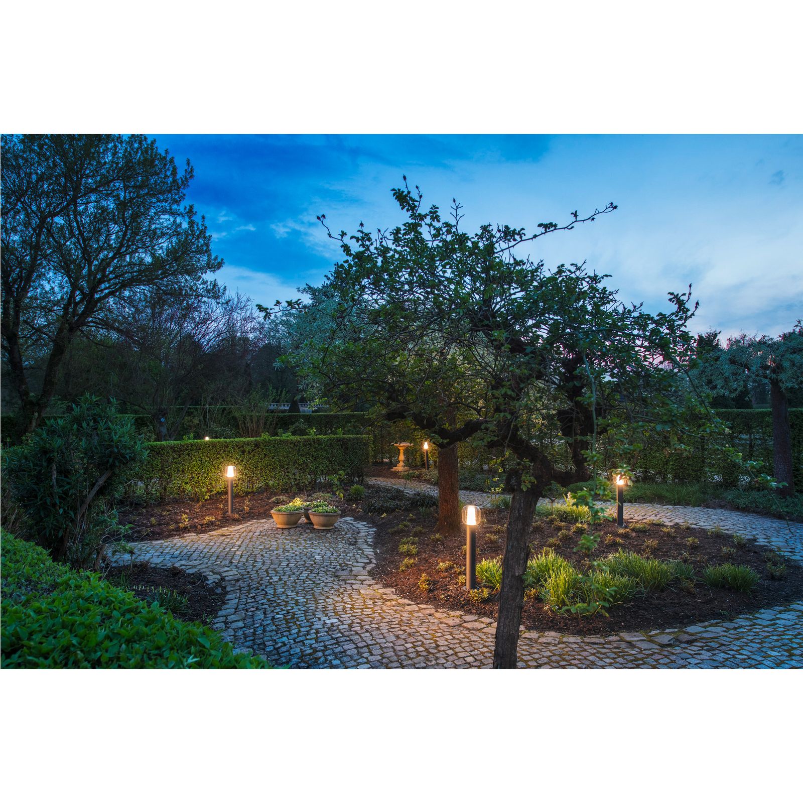 LED-Pollerleuchte 9,2W IP65 3000-4000K 630lm 1LED anth Alu Gl_tr