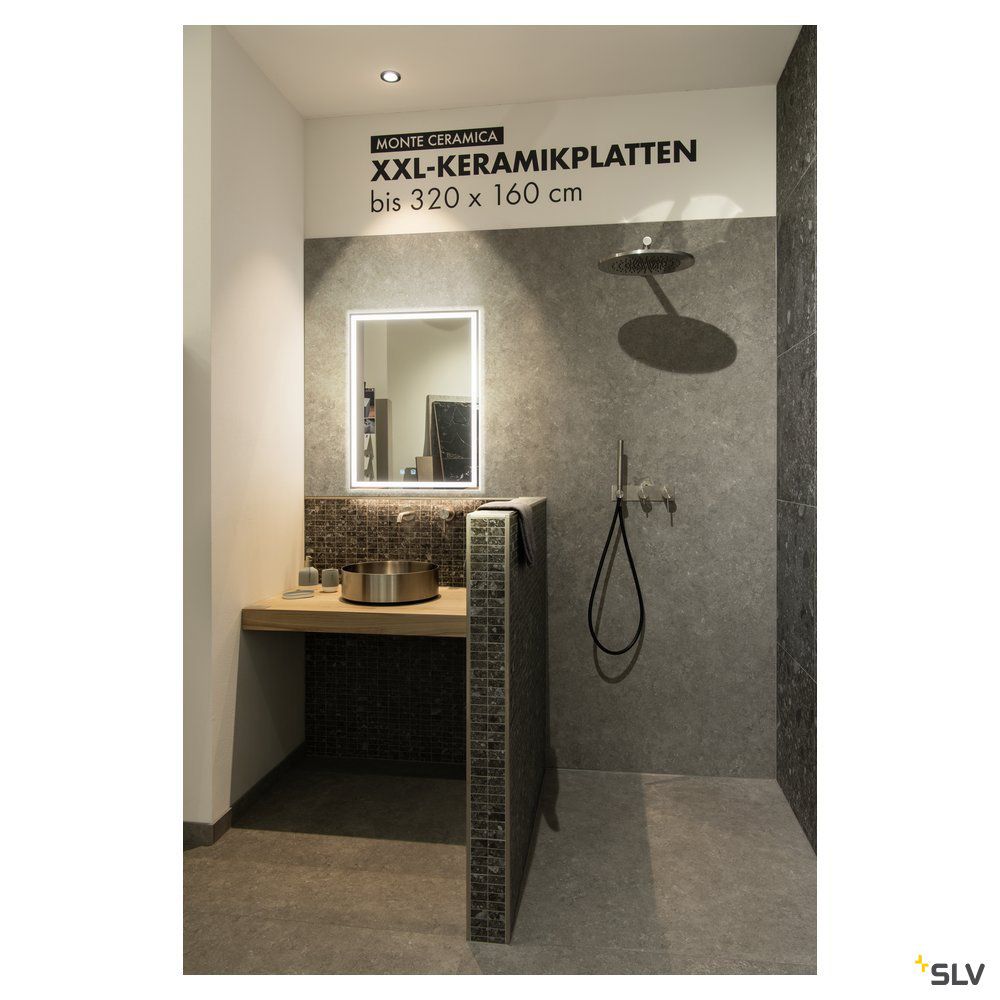 LED-Badleuchte 25W 3000-6500K 1290lm si Konv IP44 601x802x28mm