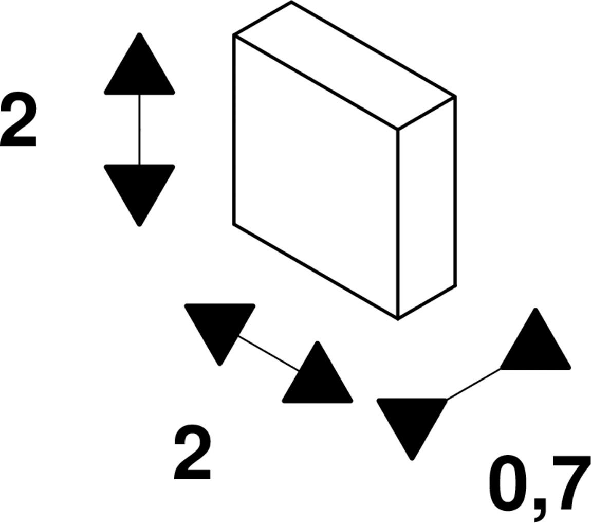 Endkappe ws Kst L20mm B7mm H20mm
