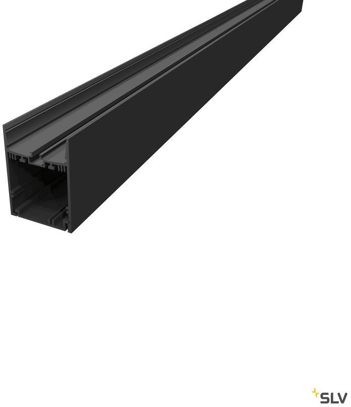 Aufbauprofil sw Alu 1500x70x95mm